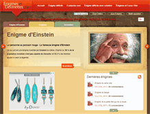 Tablet Screenshot of enigmesetdevinettes.com